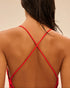 Bügelloser Badeanzug Pomegranat SELECT SIMONE PÉRÈLE